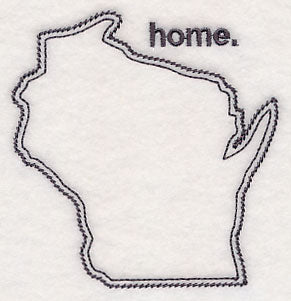 Wisconsin Outline (Vintage)