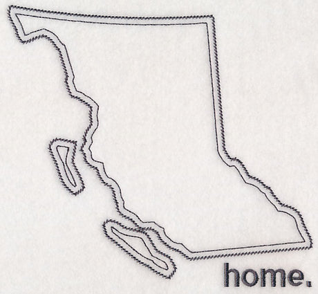 British Columbia Outline (Vintage)