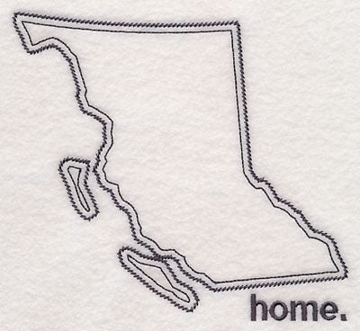 British Columbia Outline (Vintage)