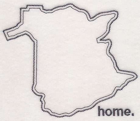 New Brunswick Outline (Vintage)