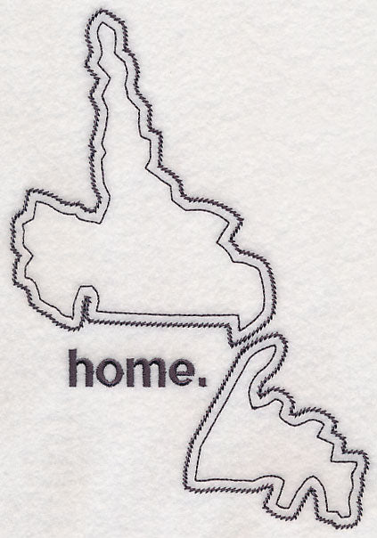 Newfoundland and Labrador Outline (Vintage)