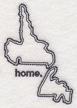 Newfoundland and Labrador Outline (Vintage)
