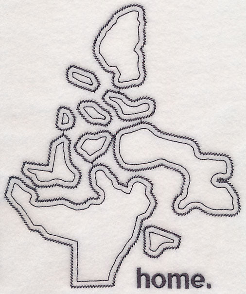 Nunavut Territory Outline (Vintage)