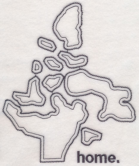 Nunavut Territory Outline (Vintage)