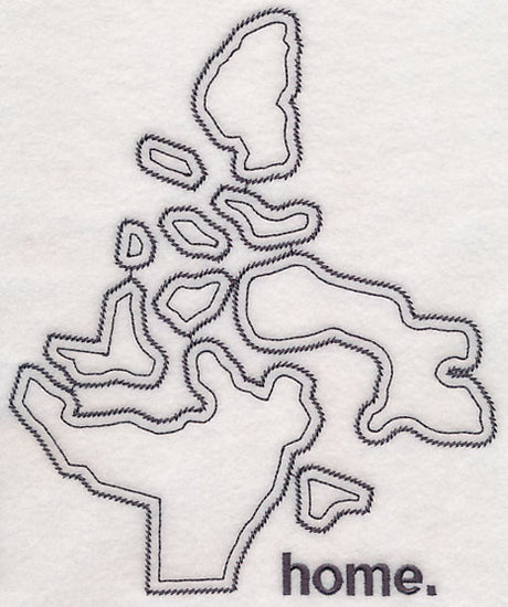 Nunavut Territory Outline (Vintage)