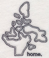 Nunavut Territory Outline (Vintage)
