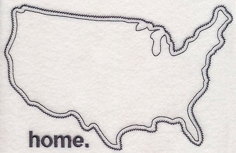 United States of America Outline (Vintage)