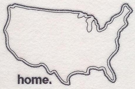 United States of America Outline (Vintage)