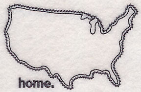 United States of America Outline (Vintage)