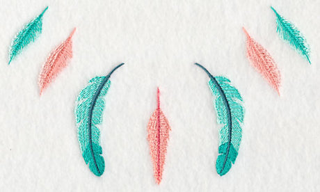 Feather Neckline (V-Neck)