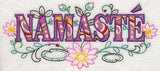 Namaste with Vintage Flower Fade