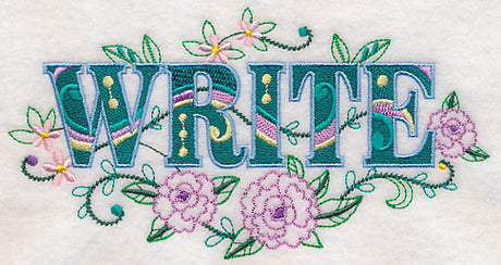Write with Vintage Flower Fade