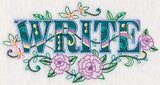 Write with Vintage Flower Fade