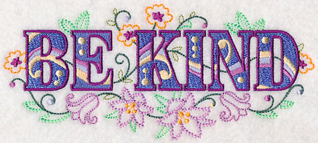 Be Kind with Vintage Flower Fade