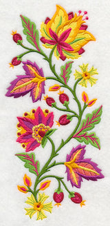 Jacobean Blazing Blooms Spray