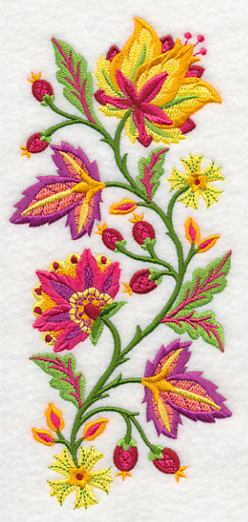 Jacobean Blazing Blooms Spray