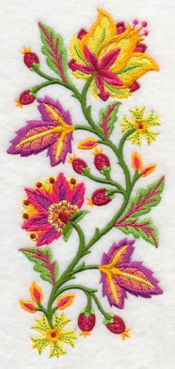 Jacobean Blazing Blooms Spray