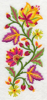 Jacobean Blazing Blooms Spray