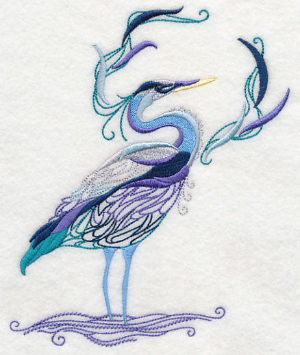 Avian Elegance - Heron