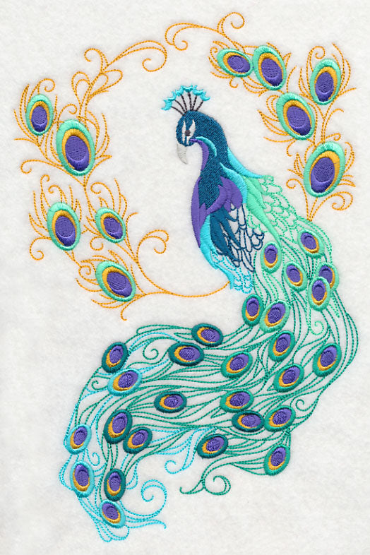 Avian Elegance - Peacock
