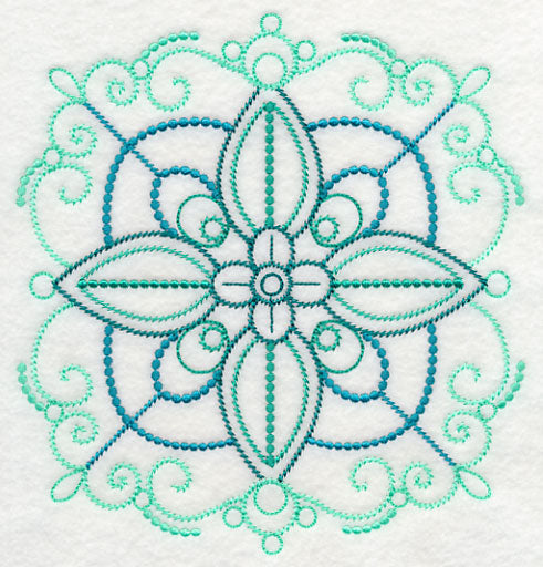 Glorious Medallion Square (Candlewicking)