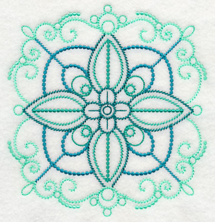 Glorious Medallion Square (Candlewicking)