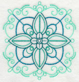 Glorious Medallion Square (Candlewicking)