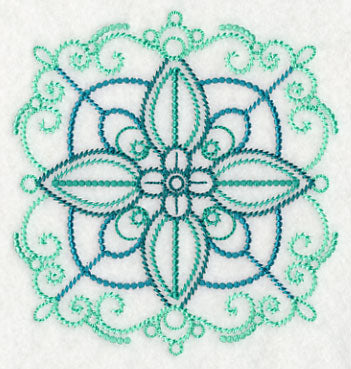 Glorious Medallion Square (Candlewicking)