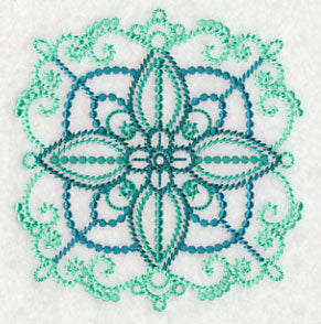 Glorious Medallion Square (Candlewicking)