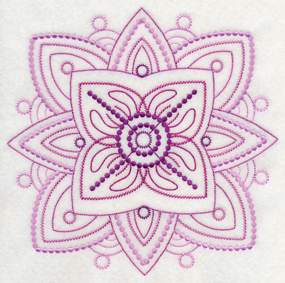 Wondrous Medallion Square (Candlewicking)