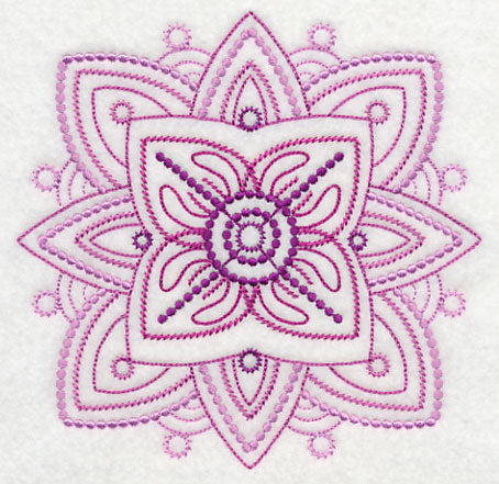 Wondrous Medallion Square (Candlewicking)