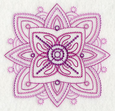 Wondrous Medallion Square (Candlewicking)