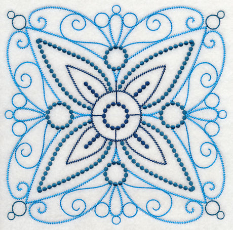 Marvelous Medallion Square (Candlewicking)