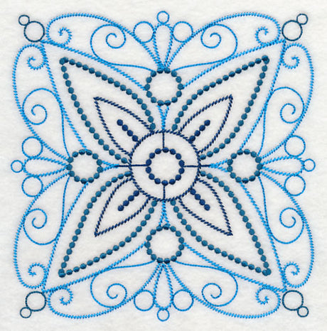 Marvelous Medallion Square (Candlewicking)