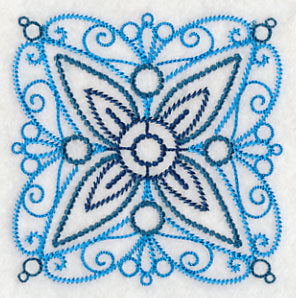 Marvelous Medallion Square (Candlewicking)