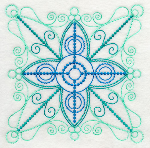 Sensational Medallion Square (Candlewicking)