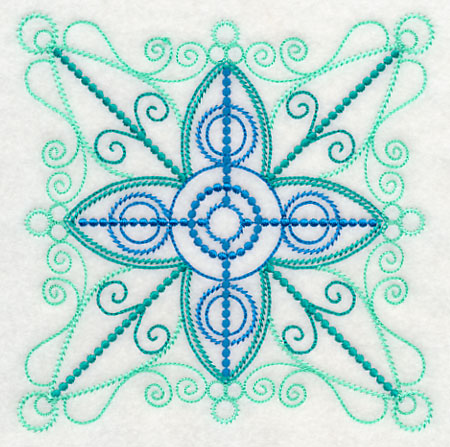 Sensational Medallion Square (Candlewicking)