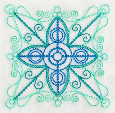 Sensational Medallion Square (Candlewicking)