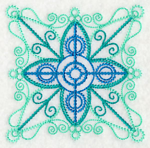 Sensational Medallion Square (Candlewicking)