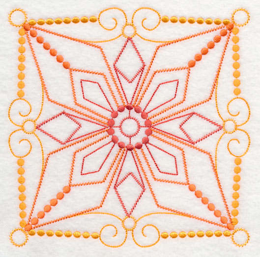 Magical Medallion Square (Candlewicking)