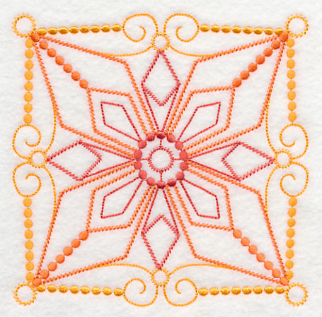 Magical Medallion Square (Candlewicking)