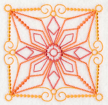 Magical Medallion Square (Candlewicking)