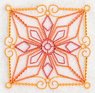 Magical Medallion Square (Candlewicking)