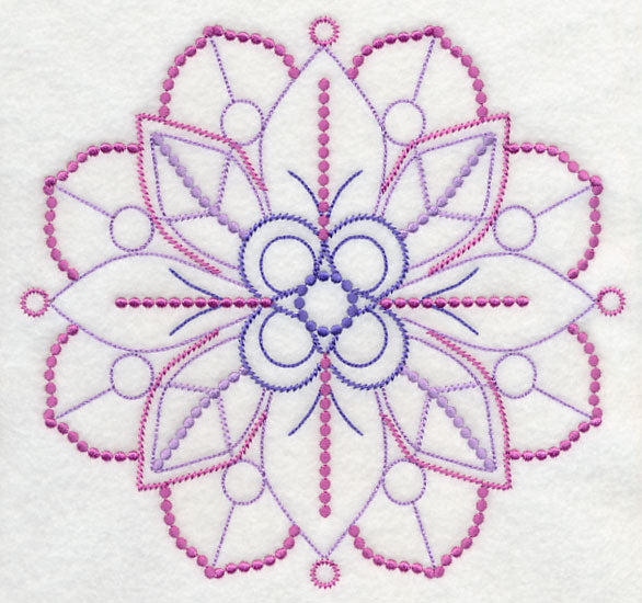 Majestic Medallion Circle (Candlewicking)