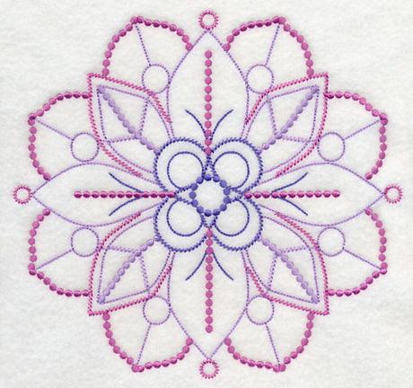 Majestic Medallion Circle (Candlewicking)