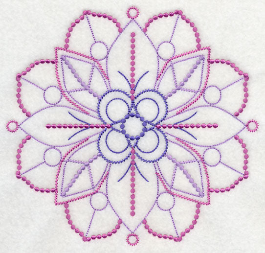 Majestic Medallion Circle (Candlewicking)