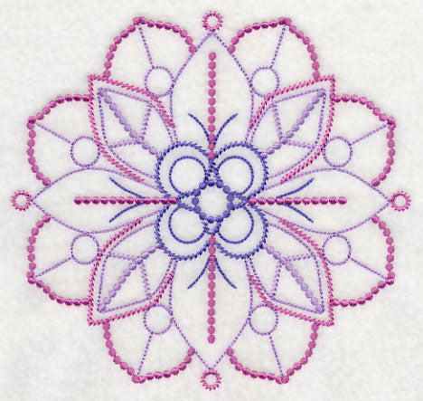 Majestic Medallion Circle (Candlewicking)