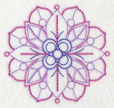 Majestic Medallion Circle (Candlewicking)