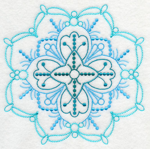 Splendid Medallion Circle (Candlewicking)