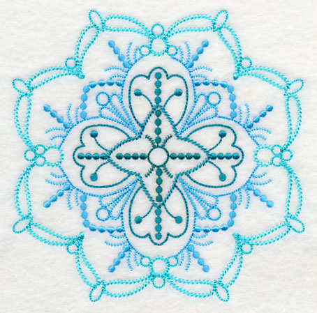 Splendid Medallion Circle (Candlewicking)